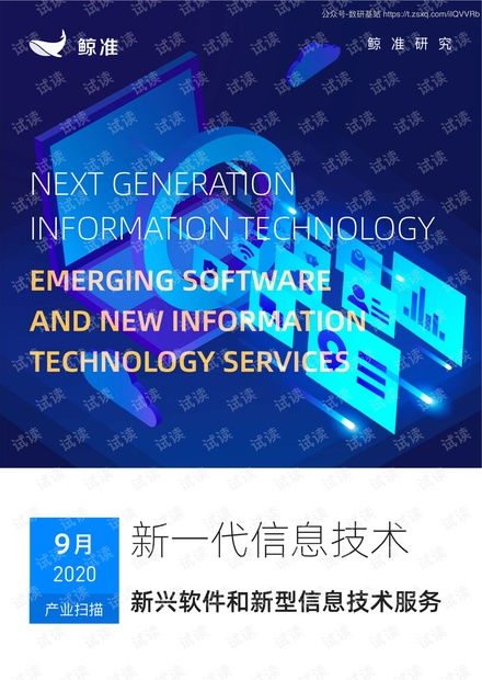 新一代信息技术产业 新兴软件与新型信息技术服务发展趋势分析（2020）